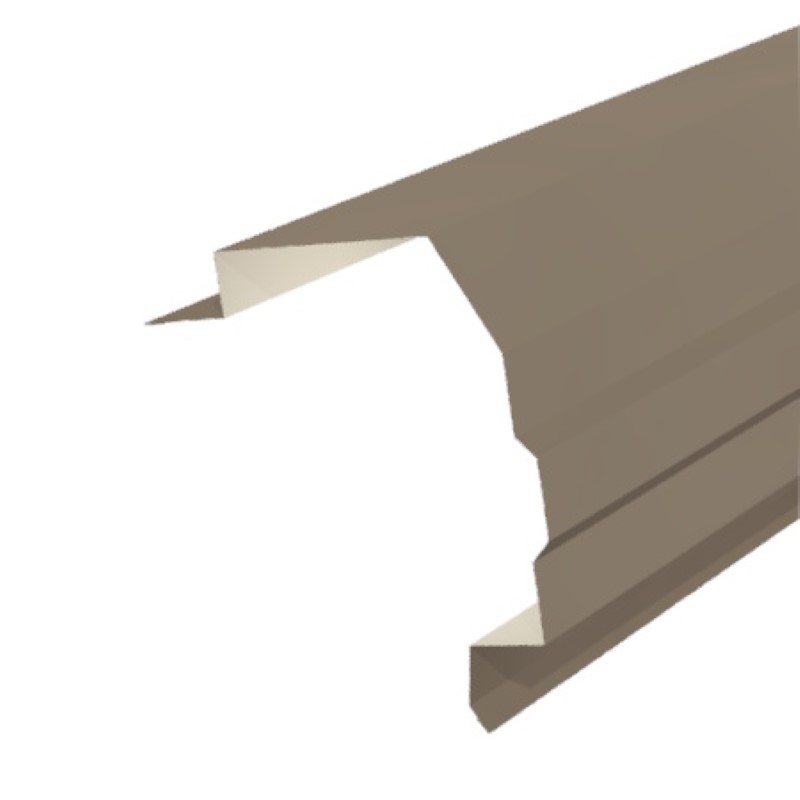 HIGH EAVE TRIM - R-PANEL SCULPTURED x 10'-2"